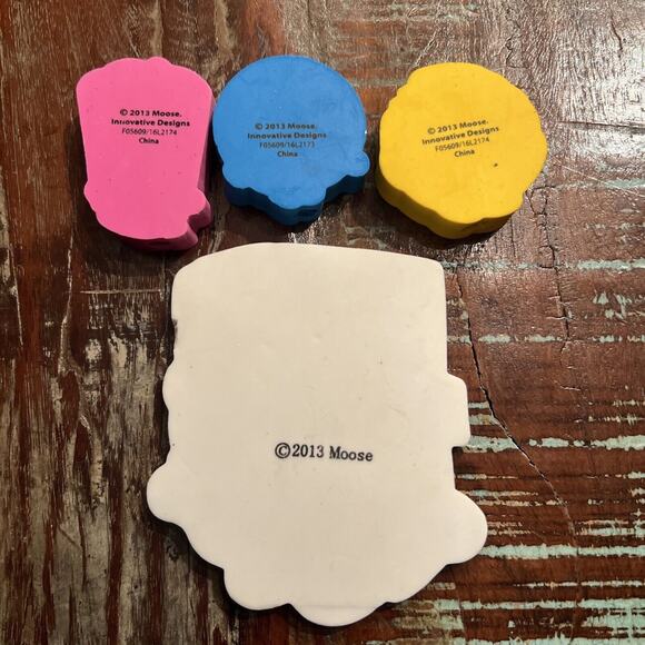 Lot Of 15 2013 Shopkins Erasers Various Sizes And Styles - Picture 4 of 8